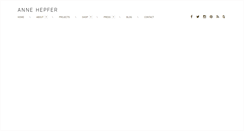 Desktop Screenshot of annehepfer.com