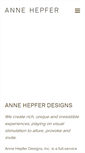 Mobile Screenshot of annehepfer.com
